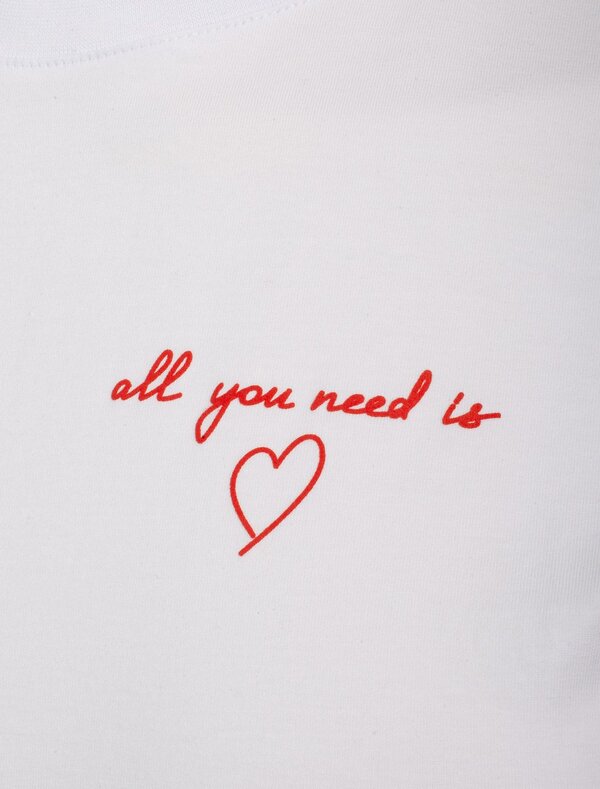 VILATTE Футболка 580912 D49.145 белый_love