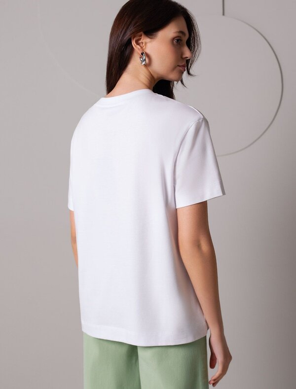 VILATTE Футболка 580914 D49.145 белый_vilatte