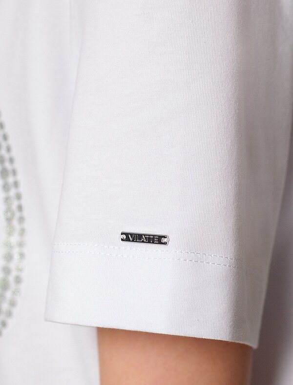 VILATTE Футболка 580914 D49.145 белый_vilatte