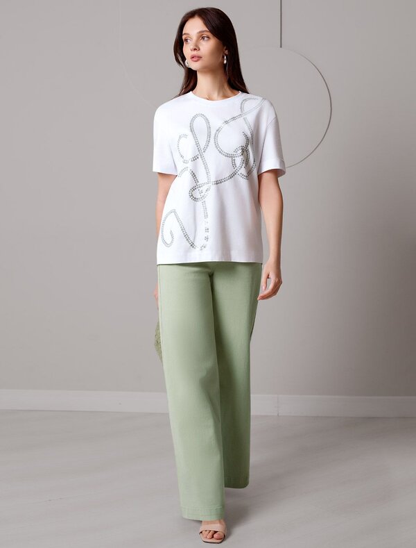 VILATTE Футболка 580914 D49.145 белый_vilatte