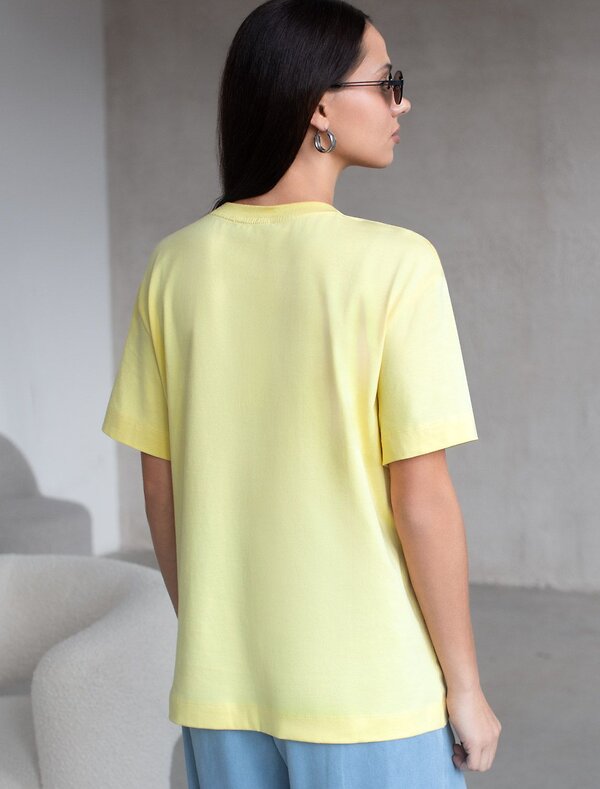 VILATTE Футболка 580919 D49.145 лимонный_love