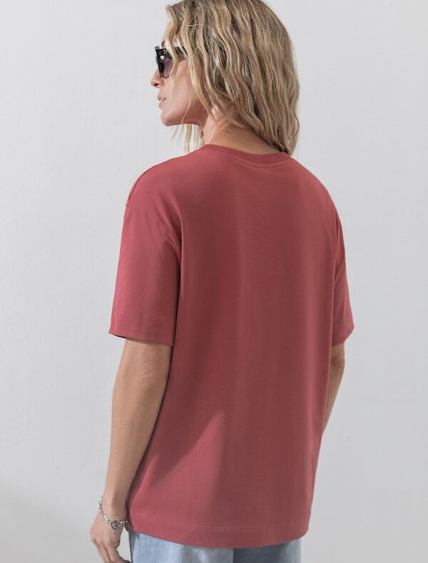 VILATTE Футболка 580922 D49.145 т.коралл_vilatte