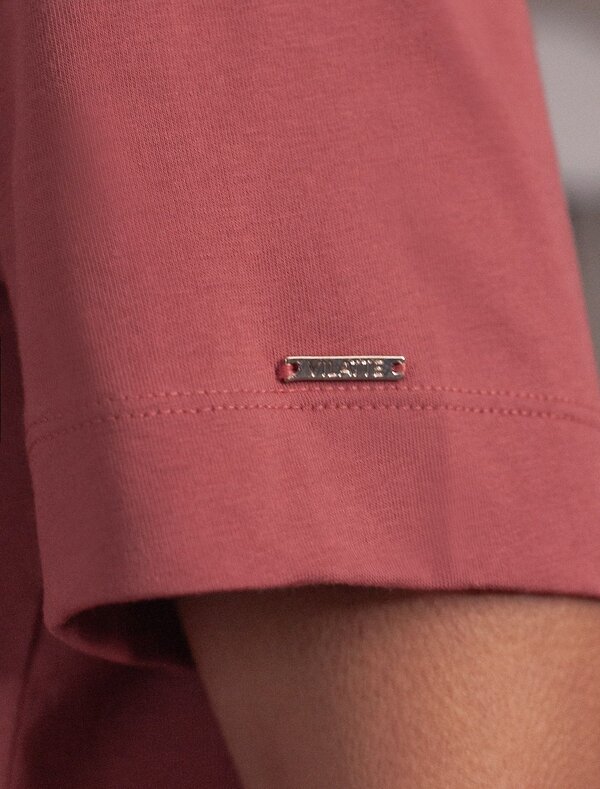 VILATTE Футболка 580922 D49.145 т.коралл_vilatte