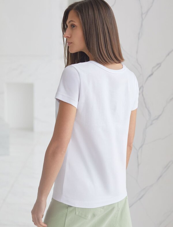 VILATTE Футболка 580940 D49.155 белый