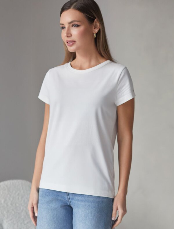 VILATTE Футболка 580940 D49.155 белый