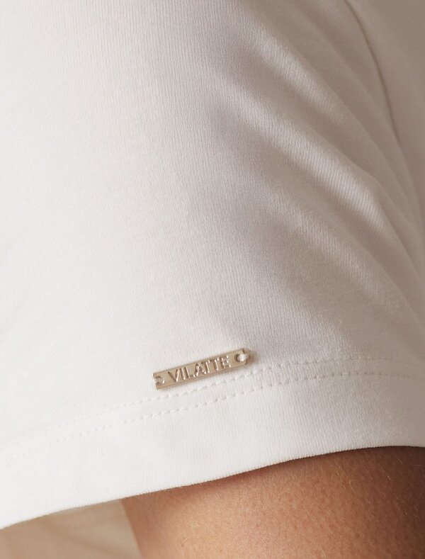 VILATTE Футболка 580945 D49.155 молочный