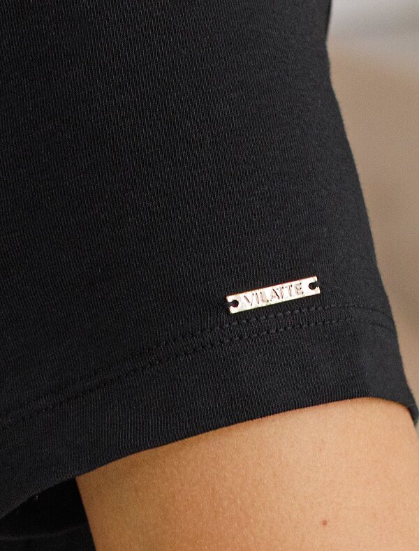 VILATTE Футболка 580946 D49.155 черный