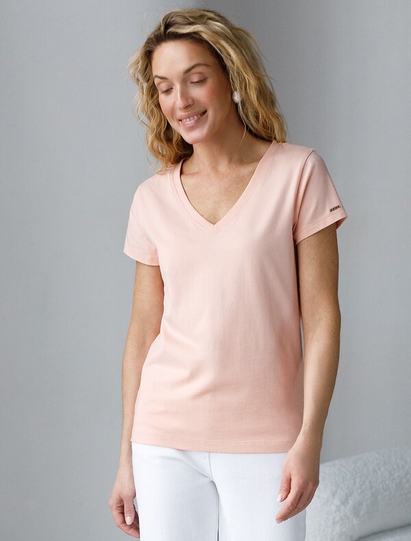 VILATTE Футболка 580952 D49.156 пудра
