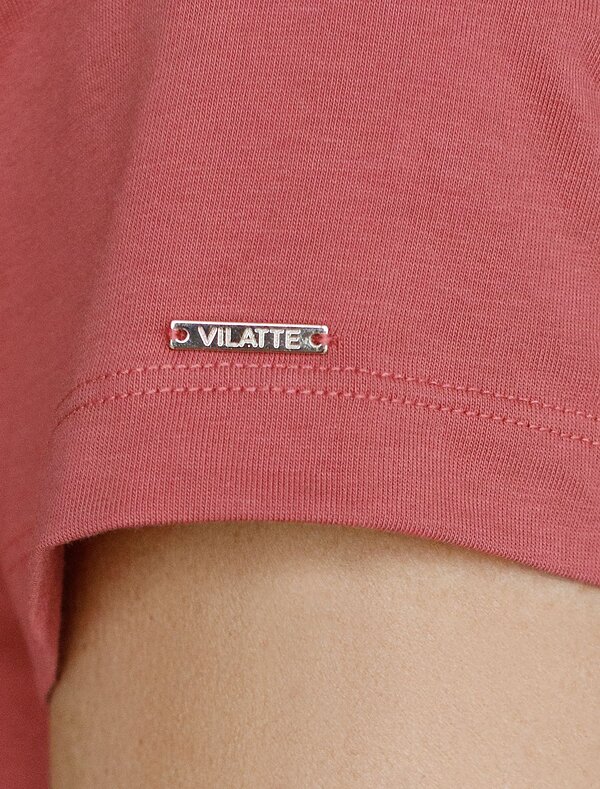 VILATTE Футболка 580953 D49.156 т.коралл