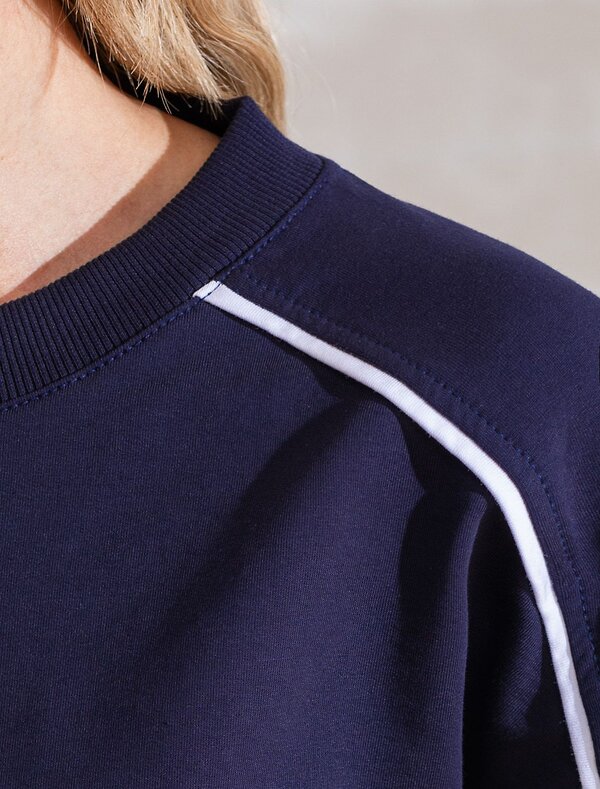 VILATTE Джемпер 580956 D49.161 т.синий_cotton club