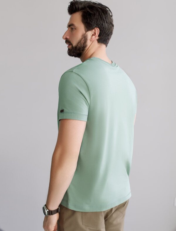 VILATTE Футболка 580959 U49.068 св.оливковый_wander