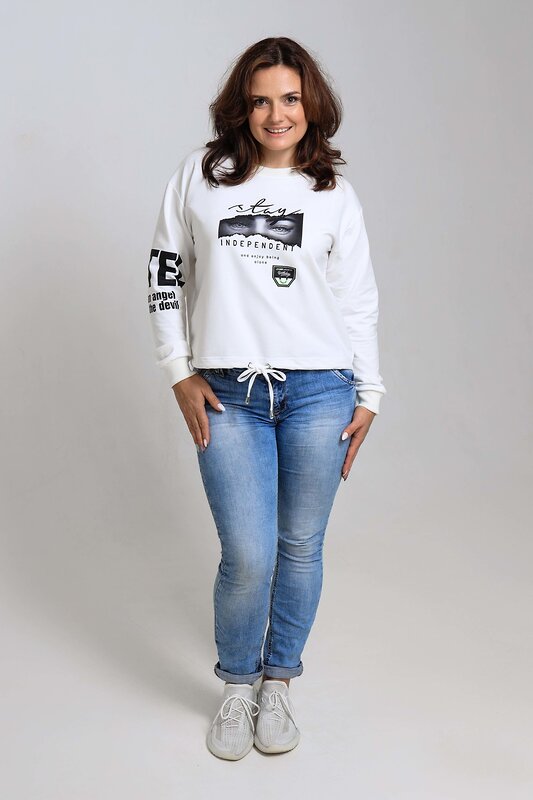 Натали Свитшот 580970 50519 молочный