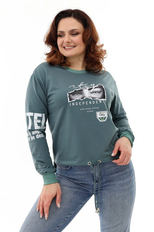 Натали Свитшот 580977 50519 оливки