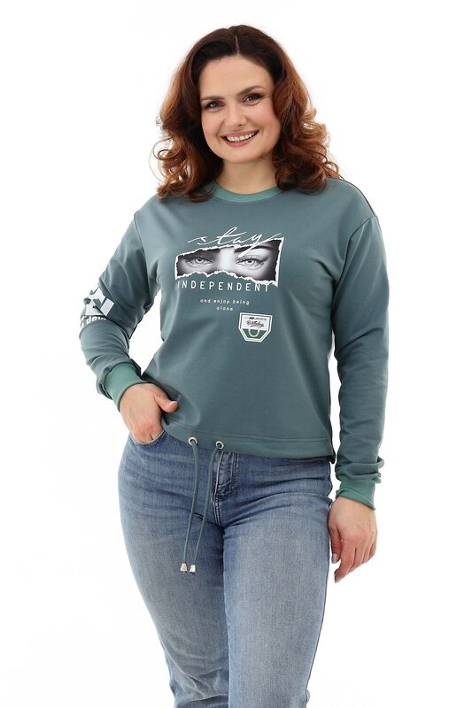 Натали Свитшот 580977 50519 оливки