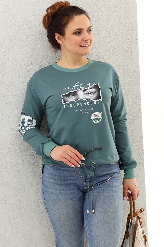 Натали Свитшот 580977 50519 оливки