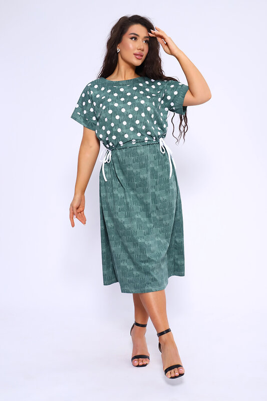 Натали Платье 580981 24250 зеленый