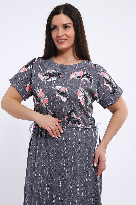 Натали Платье 580982 24250 серый