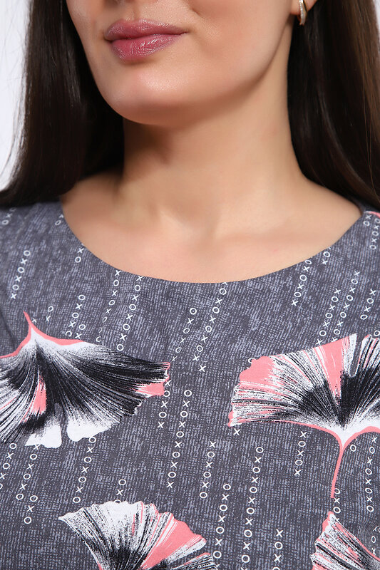 Натали Платье 580982 24250 серый