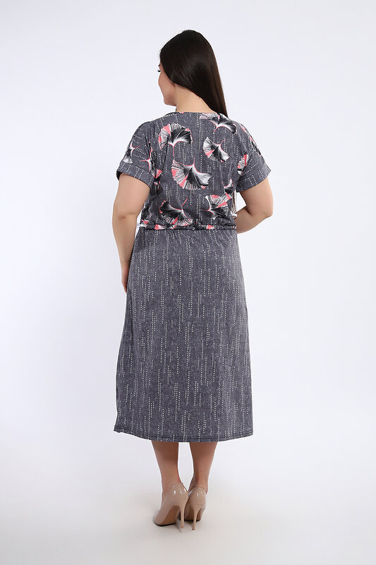 Натали Платье 580982 24250 серый