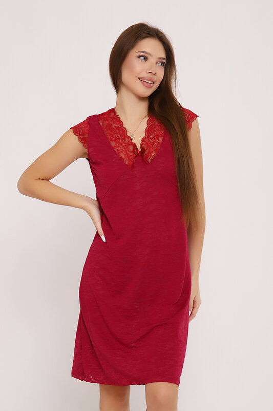 Натали Сорочка 580997 Сорочка Ноктюрн бордо