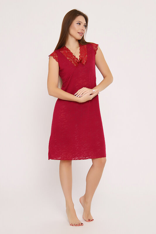 Натали Сорочка 580997 Сорочка Ноктюрн бордо