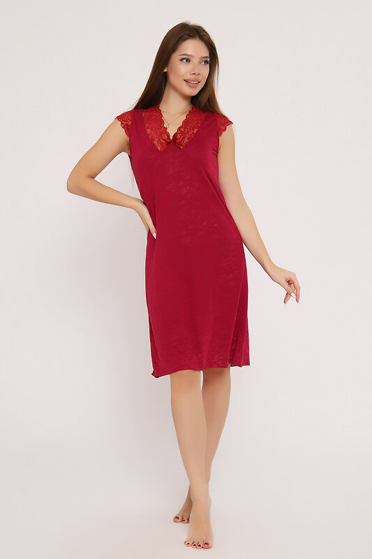 Натали Сорочка 580997 Сорочка Ноктюрн бордо