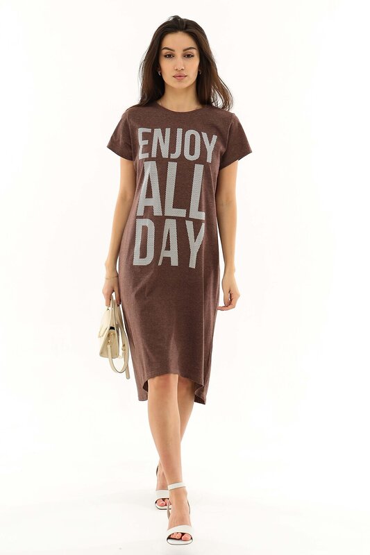 Натали Платье 581012 50558 коричневый