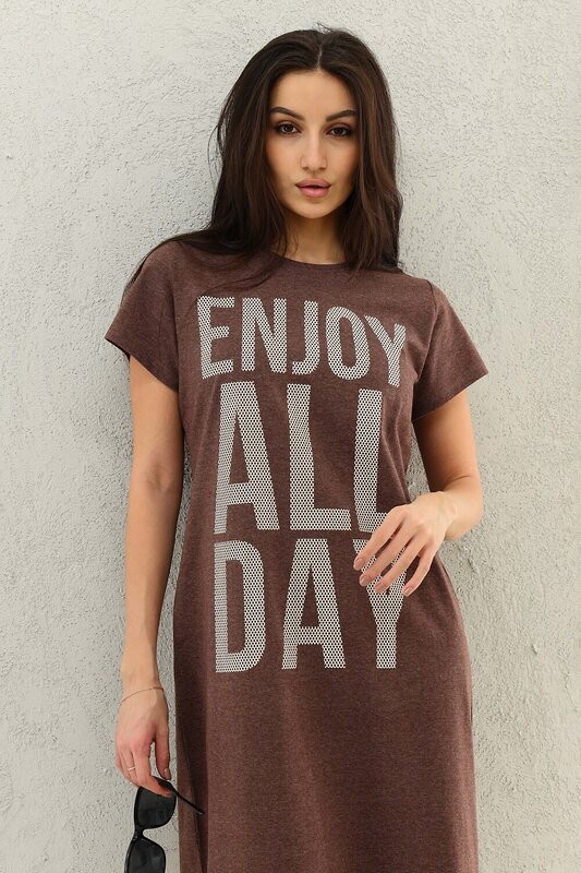 Натали Платье 581012 50558 коричневый