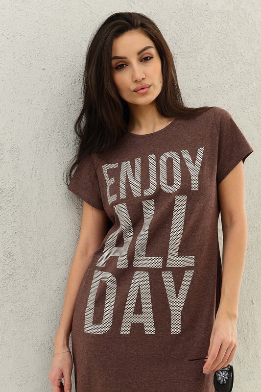 Натали Платье 581012 50558 коричневый