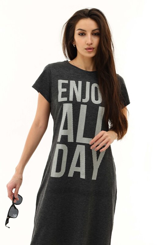 Натали Платье 581013 50558 графит