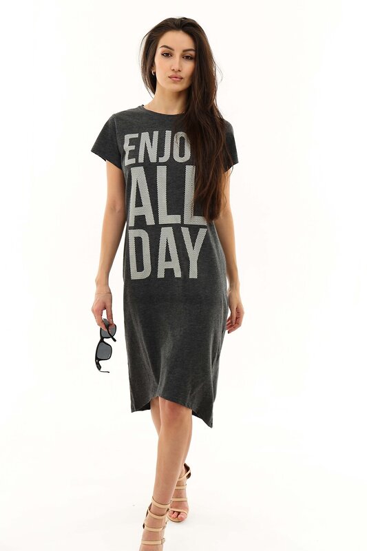 Натали Платье 581013 50558 графит