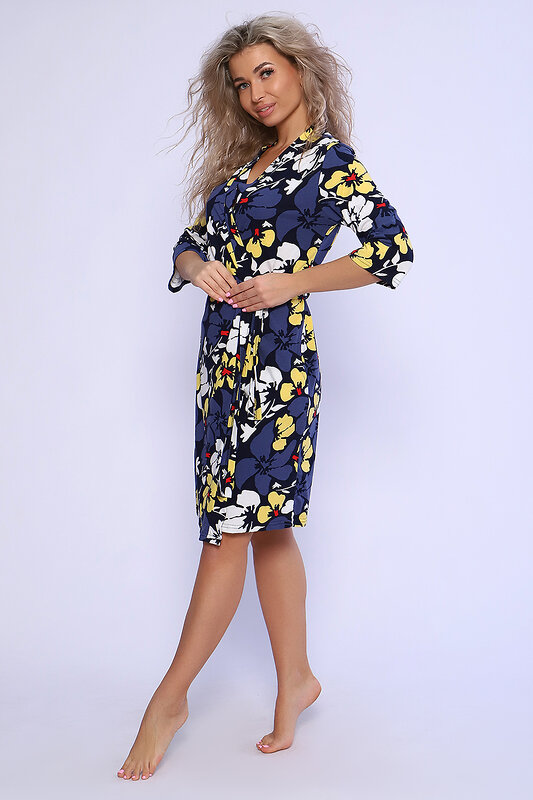 Натали Халат 581021 59179 желтый