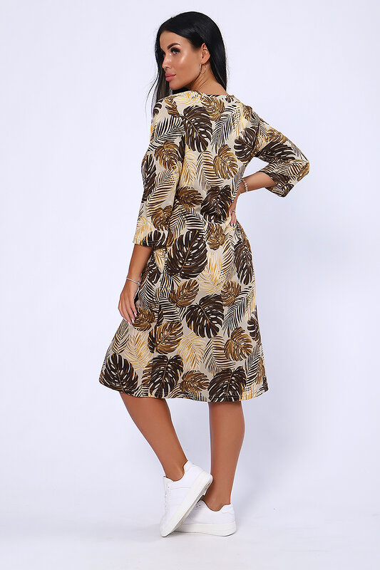 Натали Платье 581022 59178 листья