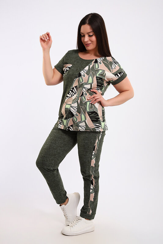 Натали Костюм 581040 24252 темно-зеленый