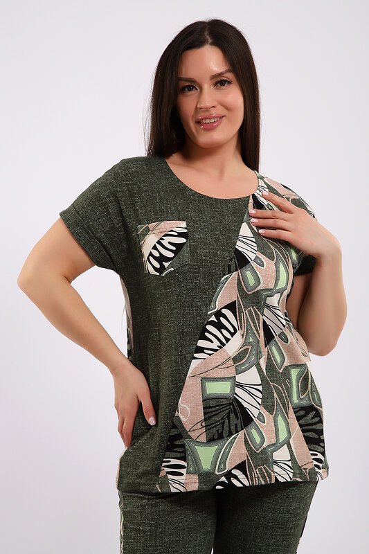 Натали Костюм 581040 24252 темно-зеленый