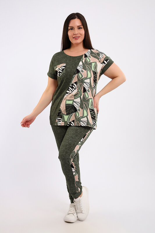 Натали Костюм 581040 24252 темно-зеленый