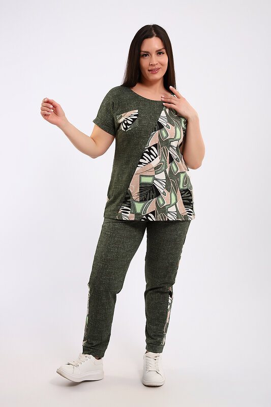 Натали Костюм 581040 24252 темно-зеленый