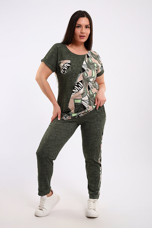 Натали Костюм 581040 24252 темно-зеленый