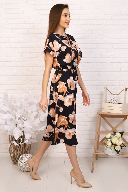 Натали Платье 581046 20620 тюльпаны