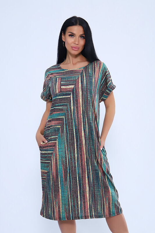 Натали Платье 581053 24223 коричневый