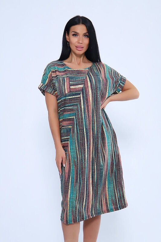 Натали Платье 581053 24223 коричневый