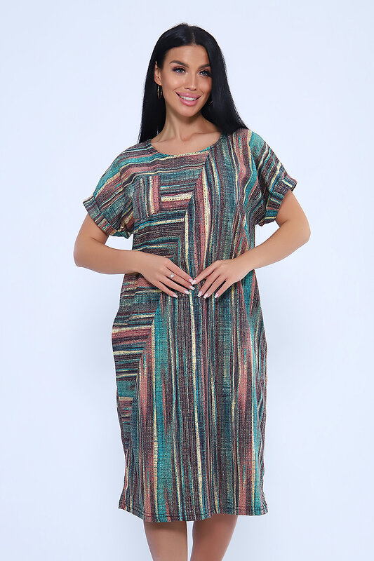 Натали Платье 581053 24223 коричневый