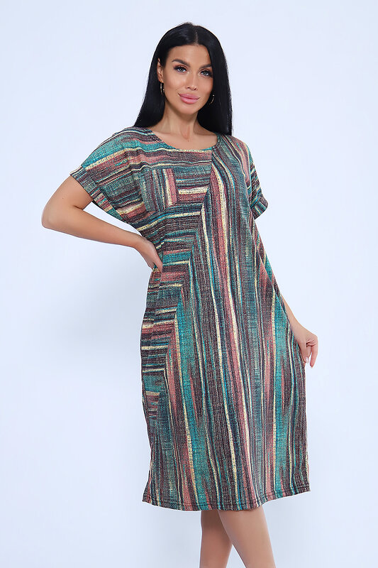 Натали Платье 581053 24223 коричневый