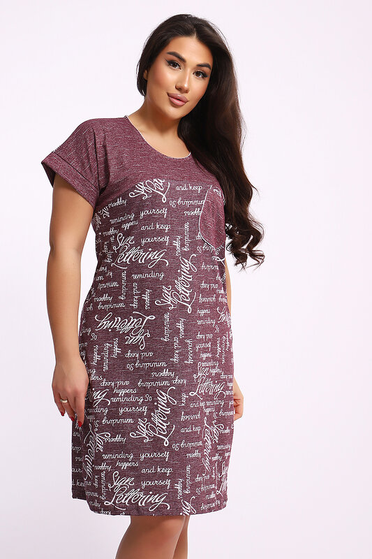 Натали Туника 581071 Туника Касатка бордовый