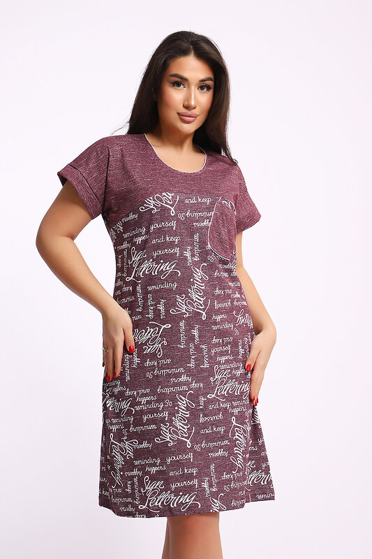 Натали Туника 581071 Туника Касатка бордовый