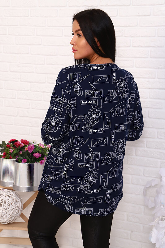 Натали Туника 581080 Туника Сара темно-синий