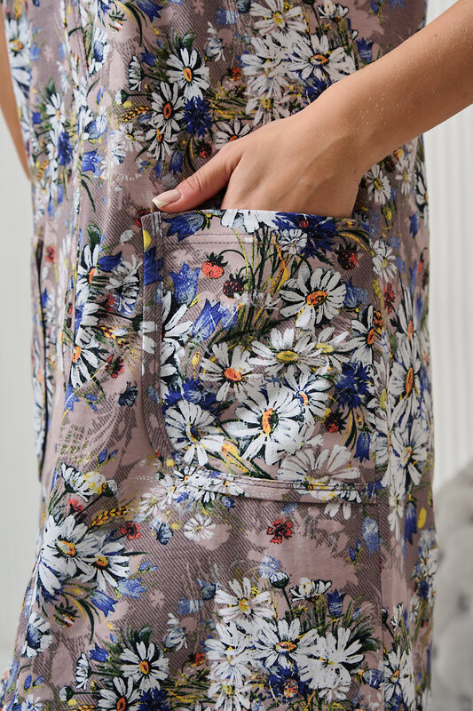 Натали Халат 581086 21618 бежевый