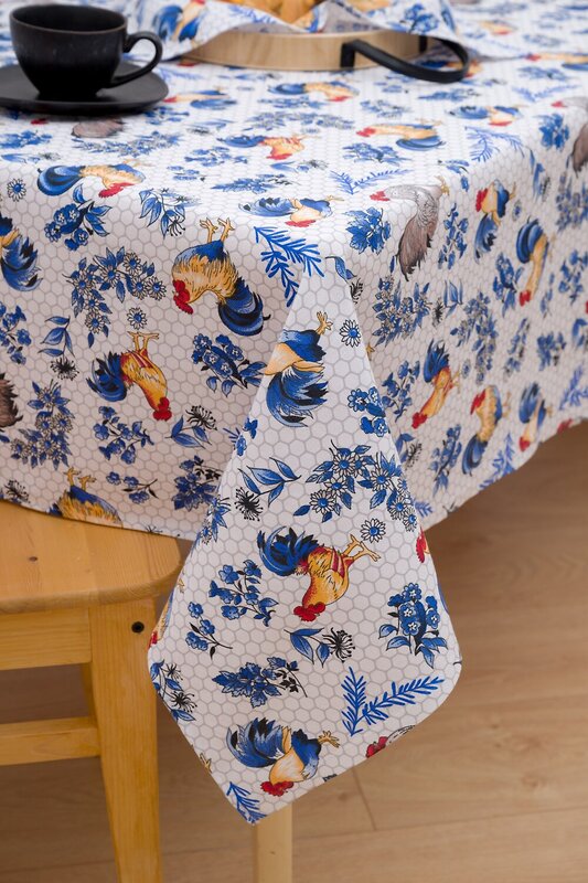 Натали Скатерть 581087 Скатерть Кочеток белый