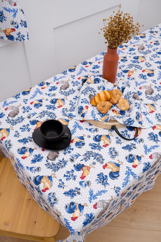 Натали Скатерть 581087 Скатерть Кочеток белый