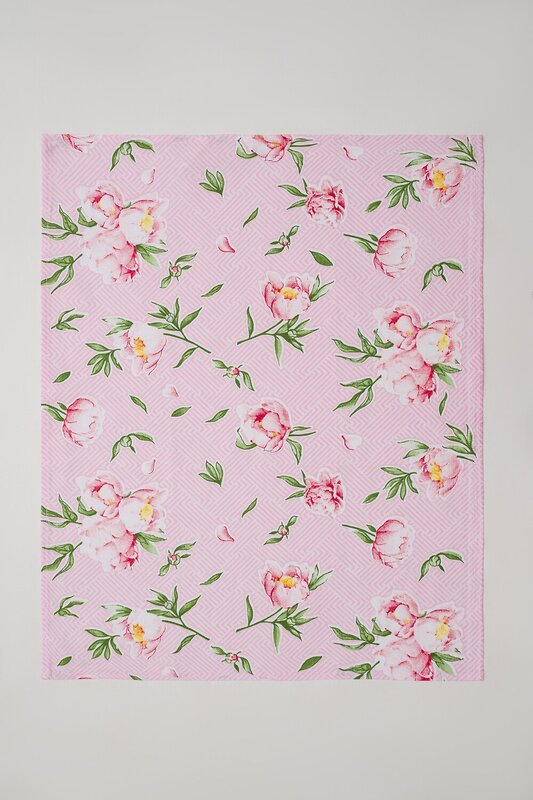 Натали Полотенце 581094 Набор кухонных полотенец Пионы розовый